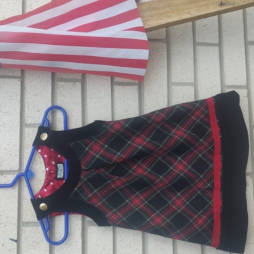 Red/Black Plaid Dress
